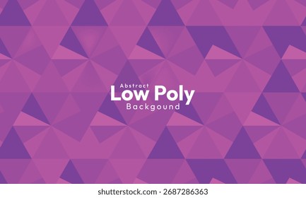 Fondo geométrico Abstractas bajo poli púrpura rosado para su diseño