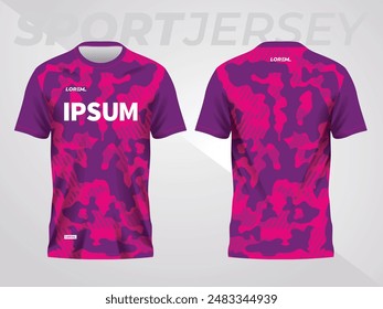 purple pink abstract sports jersey football soccer racing gaming motocross cycling running