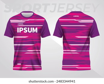 purple pink abstract sports jersey football soccer racing gaming motocross cycling running