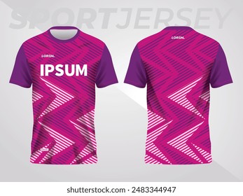 purple pink abstract sports jersey football soccer racing gaming motocross cycling running