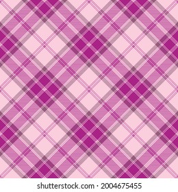 Purple and pink argyle striped plaid. Pattern close-up for textile, paper and other prints.