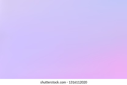 Purple pink background. Delicate sky gradient. Light pastel blurred backdrop. Violet vector illustration for web design, banners, ads, covers, prints etc.