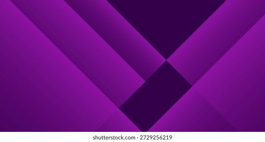 Fundo roxo e rosa com camada de sobreposição quadrada e triangular e espaço para adicionar design de texto, vetor eps 10