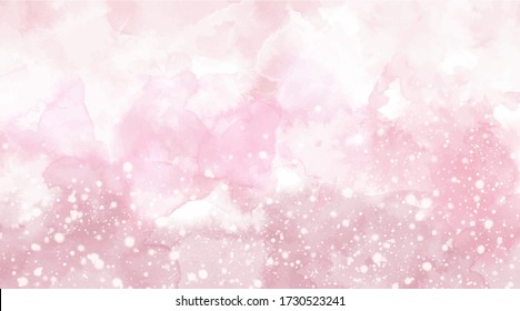 Purple pink background watercolor. Purple pink splash watercolor. Water color backdrop. Purple pinkbackground watercolor. Abstract Purple pink splash watercolor on white background.