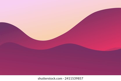 fondo violeta y rosa con olas