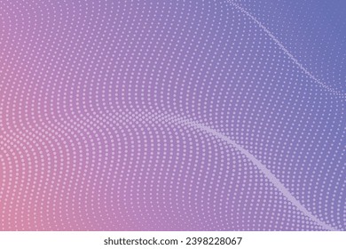 A purple and pink background with white dots. The dots are small and evenly spaced, creating a polka dot pattern. The purple and pink colors are complementary
