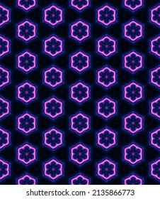 Purple, pink, blue and black color seamless pattern texture and template. Multicolored. Colorful ornamental graphic design. Colored mosaic ornaments. Vector illustration. EPS10.