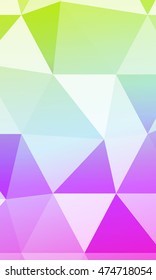 purple, pink, blue, multicolor polygonal geometric banner with rumpled triangular low poly origami style background. vector illustration. for your idea business, wallpaper, web-design.