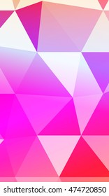 purple, pink, blue, multicolor polygonal geometric banner with rumpled triangular low poly origami style background. vector illustration. for your idea business, wallpaper, web-design.