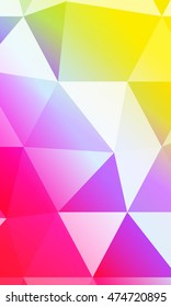 purple, pink, blue, multicolor polygonal geometric banner with rumpled triangular low poly origami style background. vector illustration. for your idea business, wallpaper, web-design.