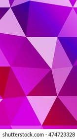 purple, pink, blue, multicolor polygonal geometric banner with rumpled triangular low poly origami style background. vector illustration. for your idea business, wallpaper, web-design.