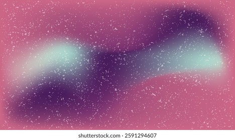 purple and pink blurred gradient with grain noise effect background, for art product design, social media, trendy, vintage, flyer, banner