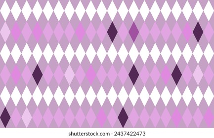 purple pink diamond checkerboard with whit strip repeat pattern, replete image, design for fabric printing
