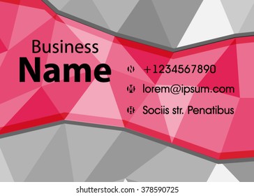 Purple, pink geometric pattern, triangles background, polygonal design. Vector abstract colorful purple faceted crystal banner, shape with triangles, geometric, modern template