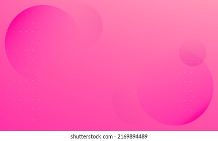 Fondo de gradiente púrpura y rosa con círculos y puntos. Ilustración vectorial de fondo abstracto de moda. Moda, estilo, mujeres.