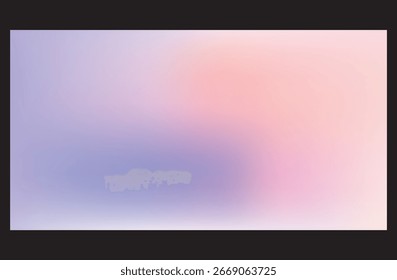 Purple Pink Gradient Background Vector Abstract Soft Blur Pastel Design Modern Lavender Backdrop