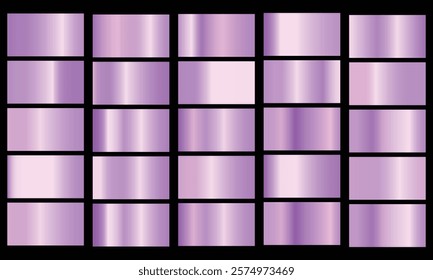 A purple and pink gradient color display with the word gradient on it.