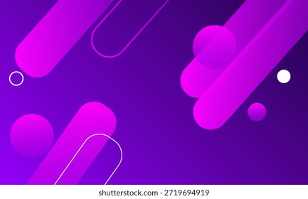Fundo geométrico de gradiente rosa púrpura. Vetor Eps10