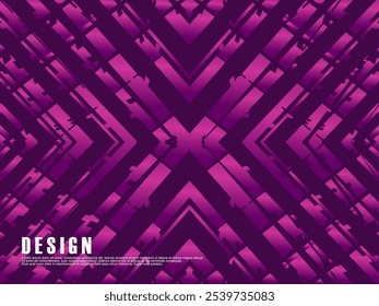 Textura de vetor de gradiente roxo, roxo-rosa com linhas abstratas. Ilustração inteligente em estilo abstrato com linhas de gradiente. Modelo simples para o seu design.