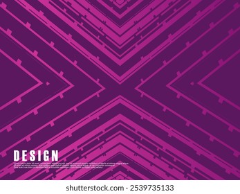 Purple, Purple pink gradient vector texture with abstract lines. Smart illustration in abstract style with gradient lines. Simple template for your design.