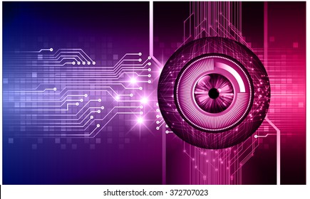 purple pink Light Abstract Technology background for computer graphic website internet business. circuit. illustration.digital.infographics. binary code. www.motion move blur. eye scan virus. vector