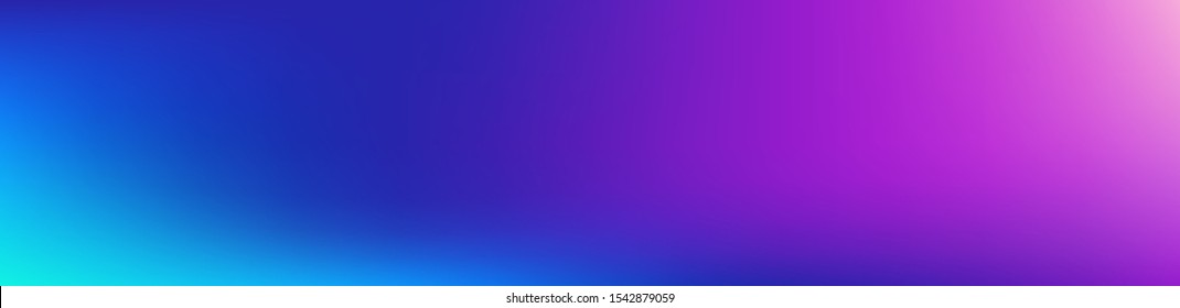 Purple  Pink  Turquoise  Blue Gradient Shiny Vector Background  Fluorescent Gradient Overlay Vibrant Unfocused Cover   Wide Horizontal Long Gradient Banner  Dreamy Neon Bright Trendy Wallpaper 