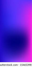 Purple, Pink, Turquoise, Blue Gradient Shiny Vector Background. Iridescent Gradient Overlay Vibrant Defocused Cover.  Fluid Neon Bright Trendy Wallpaper. Vertical Slim Screen Size Funky Gradient.