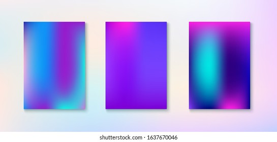 Purple Pink Turquoise Blue Gradient Shiny Stock Vector (royalty Free 