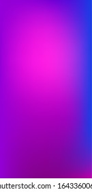 Purple, Pink, Turquoise, Blue Gradient Shiny Vector Background. Vertical Slim Screen Size Funky Gradient. Fluid Neon Bright Trendy Wallpaper. Fluorescent Gradient Overlay Vibrant Defocused Cover. 