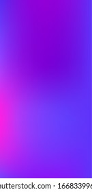 Fondo Vector Brillante De Gradiente Púrpura, Rosa, Turquesa Y Azul. Papel de fondo de estilo neón brillante. Gradiente Funky de tamaño de pantalla delgada vertical. Cubierta Desenfocada Vibrante De Gradiente Fluorescente. 