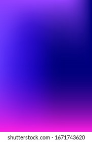 Purple, Pink, Turquoise, Blue Gradient Shiny Vector Background. Vertical A4 Letter Funky Gradient Overlay. Pearlescent Gradient Overlay Vibrant Defocused Cover.  Fluid Neon Bright Trendy Wallpaper.