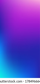 Purple  Pink  Turquoise  Blue Gradient Shiny Vector Background  Vertical Slim Screen Size Funky Gradient  Dreamy Neon Bright Trendy Wallpaper  Fluorescent Gradient Overlay Vibrant Unfocused Cover  