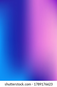 Purple, Pink, Turquoise, Blue Gradient Shiny Vector Background. Vertical A4 Letter Funky Gradient Overlay. Dreamy Neon Bright Trendy Wallpaper. Fluorescent Gradient Overlay Vibrant Unfocused Cover. 