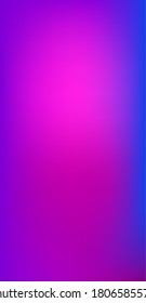 Purple, Pink, Turquoise, Blue Gradient Shiny Vector Background. Iridescent Gradient Overlay Vibrant Unfocused Cover.  Vertical Slim Screen Size Funky Gradient. Fluid Neon Bright Trendy Wallpaper.