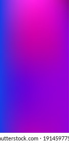 Purple, Pink, Turquoise, Blue Gradient Shiny Vector Background. Dreamy Neon Bright Trendy Wallpaper. Vertical Slim Screen Size Funky Gradient. Pearlescent Gradient Overlay Vibrant Unfocused Cover. 
