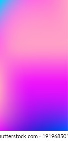 Púrpura, Rosa, Turquesa, Fondo Vector Brillante De Gradiente Azul. Gradiente Funky de tamaño vertical delgado de pantalla. Cubierta no enfocada vibrante del degradado irlandés.  El Liquid Neon Brilla Papel De Moda.