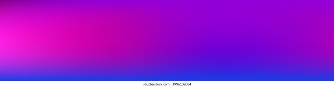 Púrpura, Rosa, Turquesa, Fondo Vector Brillante De Gradiente Azul. Cubierta no enfocada vibrante de degradado de perlas.  Pancarta panorámica de gradiente largo horizontal. El Liquid Neon Brilla Papel De Moda.