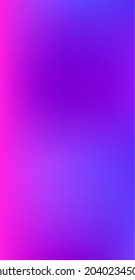 Purple, Pink, Turquoise, Blue Gradient Shiny Vector Background. Liquid Neon Bright Trendy Wallpaper. Vertical Slim Screen Size Funky Gradient. Iridescent Gradient Overlay Vibrant Unfocused Cover. 