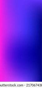 Púrpura, Rosa, Turquesa, Fondo Vector Brillante De Gradiente Azul. Cubierta no enfocada vibrante de degradado de perlas.  El Liquid Neon Brilla Papel De Moda. Gradiente Funky de tamaño vertical delgado de pantalla.