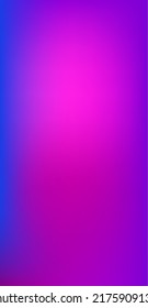 Purple, Pink, Turquoise, Blue Gradient Shiny Vector Background. Liquid Neon Bright Trendy Wallpaper. Iridescent Gradient Overlay Vibrant Defocused Cover.  Vertical Slim Screen Size Funky Gradient.