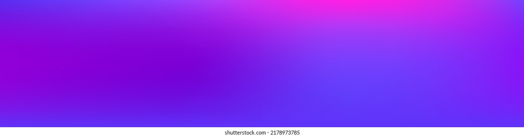 Púrpura, Rosa, Turquesa, Fondo Vector Brillante De Gradiente Azul. Cubierta no enfocada vibrante de degradado de perlas.  Pancarta panorámica de gradiente largo horizontal. El Liquid Neon Brilla Papel De Moda.