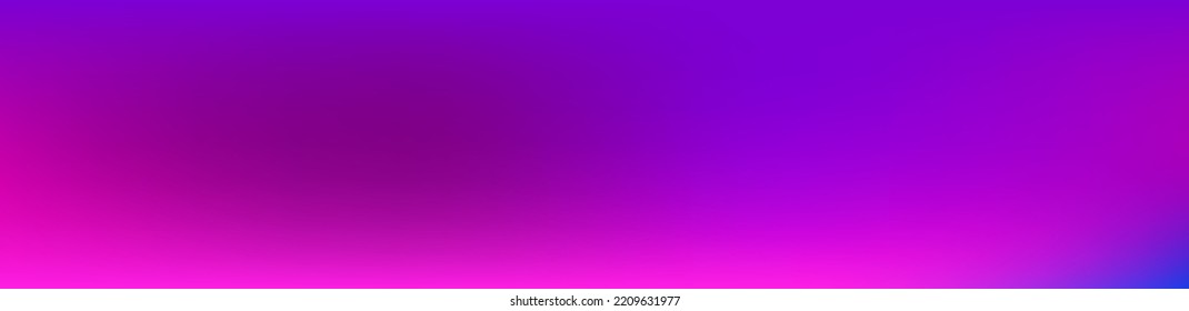 Purple, Pink, Turquoise, Blue Gradient Shiny Vector Background. Iridescent Gradient Overlay Vibrant Unfocused Cover.  Wide Horizontal Long Gradient Banner. Liquid Neon Bright Trendy Wallpaper.