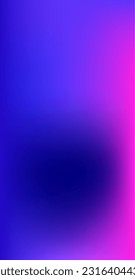 Purple, Pink, Turquoise, Blue Gradient Shiny Vector Background. Pearlescent Gradient Overlay Vibrant Defocused Cover.  Vertical Slim Screen Size Funky Gradient. Liquid Neon Bright Trendy Wallpaper.