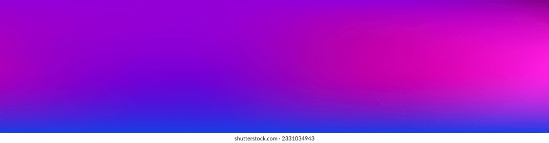 Púrpura, Rosa, Turquesa, Fondo Vector Brillante De Gradiente Azul. Pancarta panorámica de gradiente largo horizontal. Cubierta Desenfocada Vibrante De Gradiente Perlúcido.  Papel de fondo de estilo neón brillante.