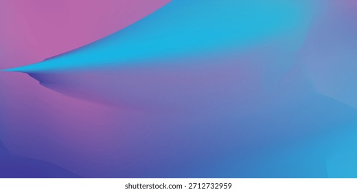 púrpura, rosa, turquesa, azul gradiente brillante fondo de Vector. superposición de gradiente fluorescente vibrante cubierta desenfocada. amplio Anuncio de gradiente largo Horizontal. Fondo de pantalla de moda brillante de neón de ensueño.. eps.10.
