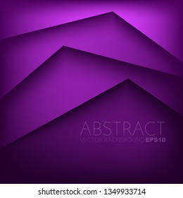 Purple pink vector background overlap layer with triangle geometric element on space for background design