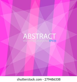 Purple pink vector background with triangle layer for text and message modern artwork design