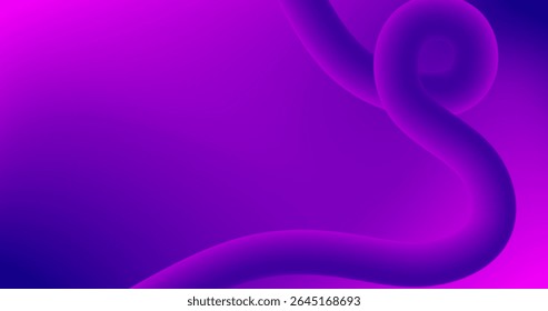 Papel de parede rosa roxo com fluido linha de gradiente abstrato plano de fundo design