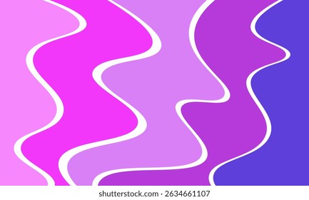 purple and pink wavy abstract background with flowing organic lines