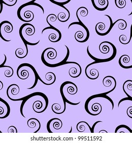 Purple Pinstripes Seamless Pattern
